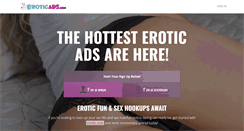 Desktop Screenshot of eroticads.com